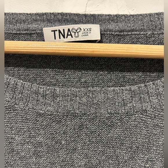 TNA long sleeve Size XXS ~ silk cashmere and cotton blend - Picture 4 of 5